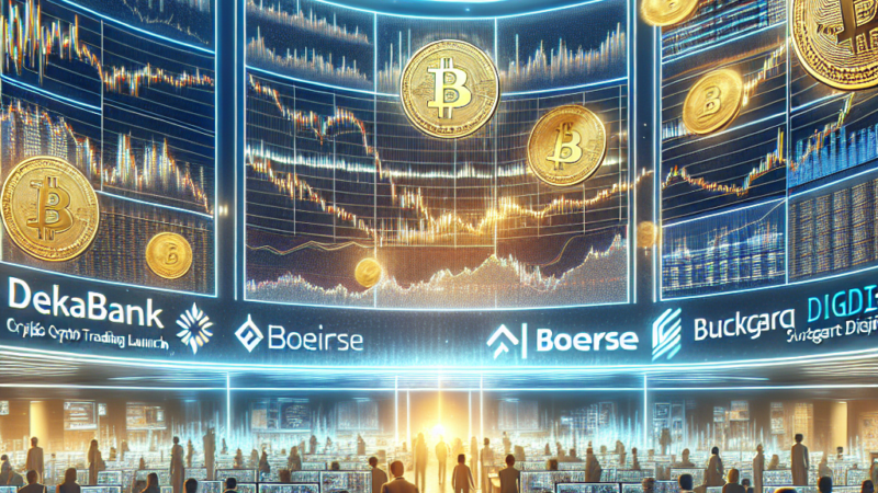 DekaBank Launches Crypto Trading via Boerse Stuttgart Digital
