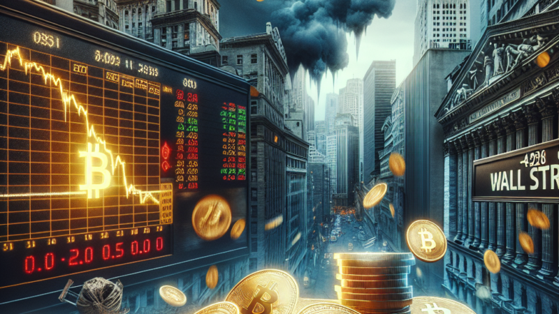 Bitcoin-Gold Ratio Faces 35% Drop After Wall Street Plunge