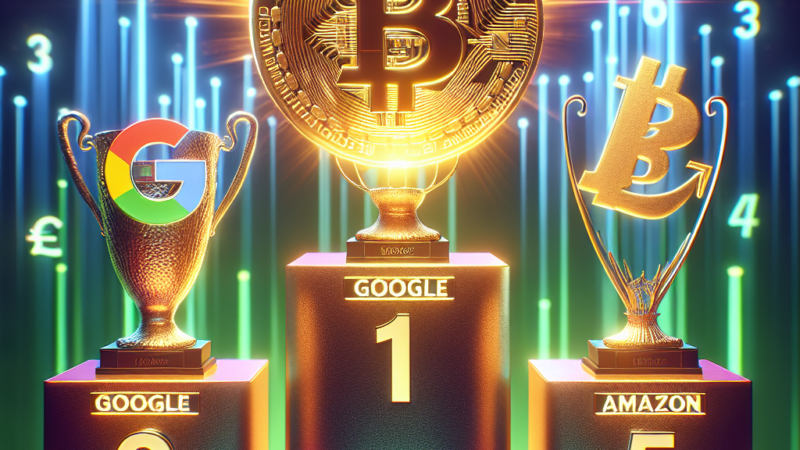 Bitcoin Surpasses Google and Amazon as Fifth Largest Asset